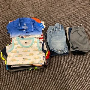 Bundle of 6-9 month baby boy summer clothes